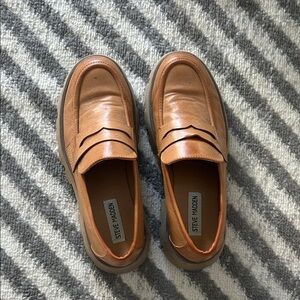 Steve Madden Brown Leather Women’s  Slip-Ons